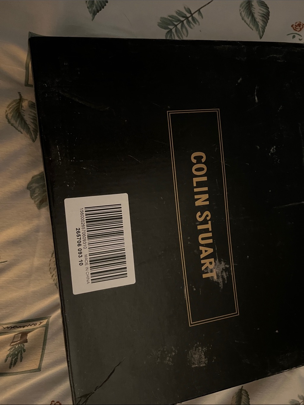 Colin Stuart Black Box with Gold Logo Panel
